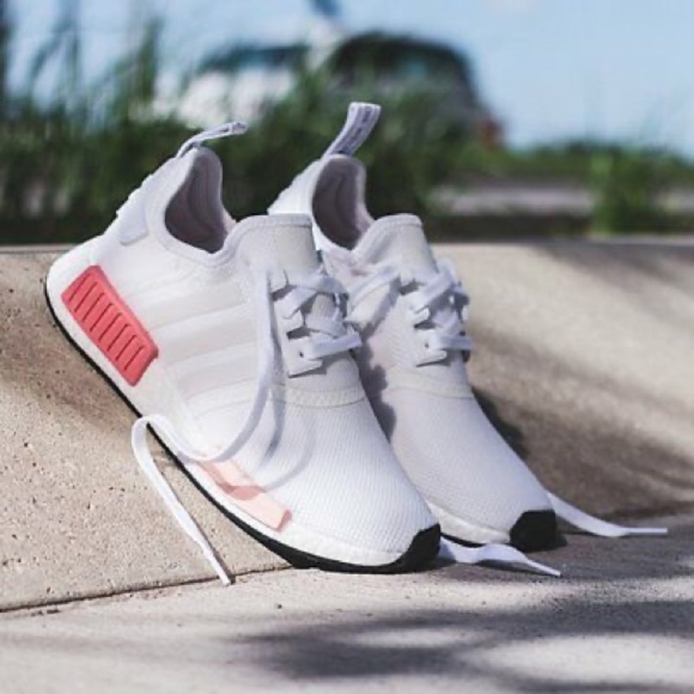 Adidas NMD White & Pink sz 6.5 women's